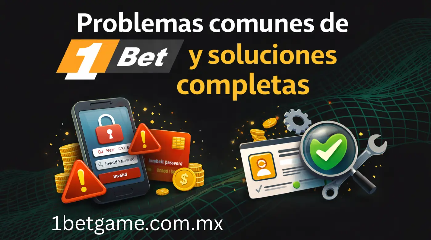 Problemas comunes de 1Bet y soluciones completas